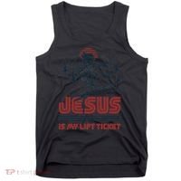 Jesus Is My Lift Ticket Tank Top thumb 0