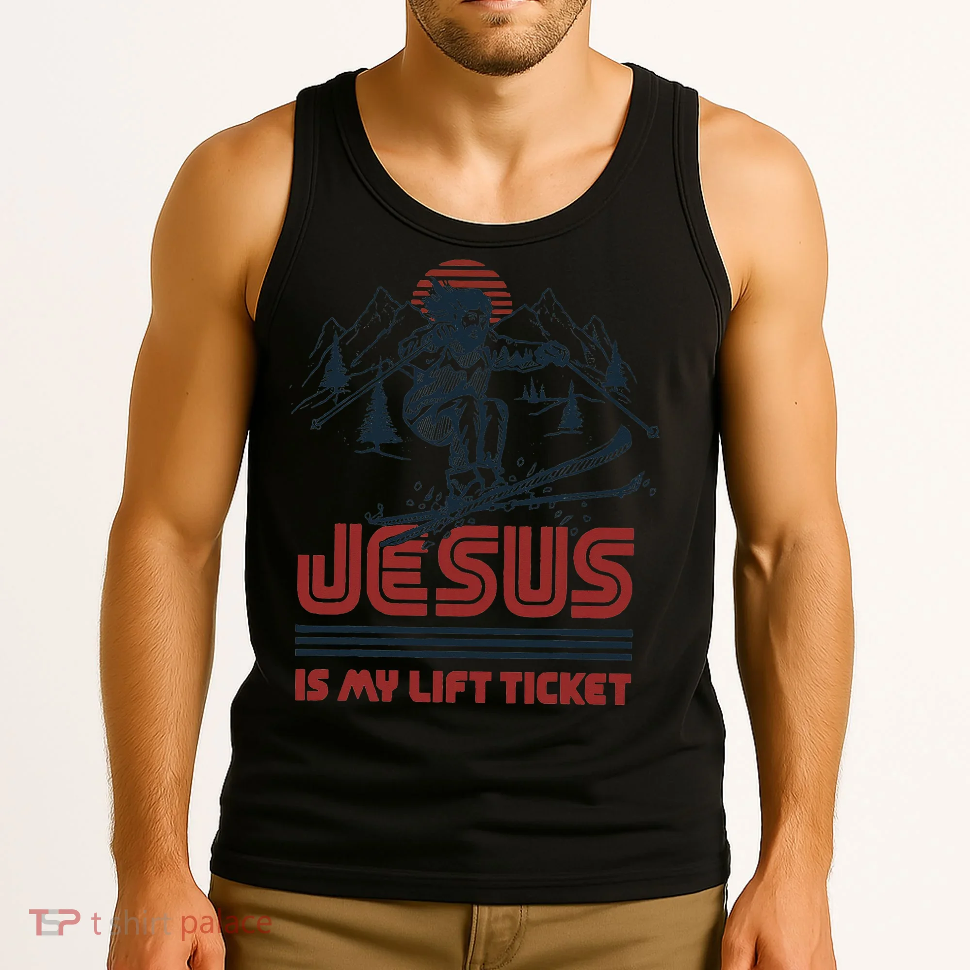 Jesus Is My Lift Ticket Tank Top