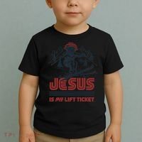Jesus Is My Lift Ticket Toddler T-Shirt thumb 2