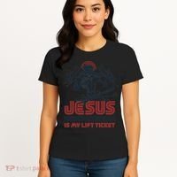 Jesus Is My Lift Ticket Women's T-Shirt thumb 4