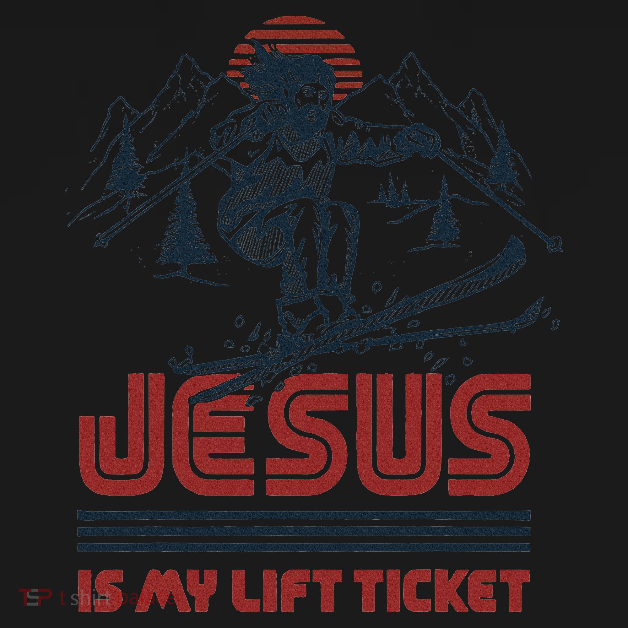 Jesus Is My Lift Ticket Kids Sweatshirt