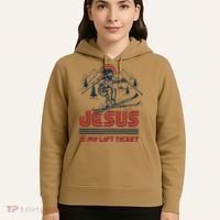 Jesus Is My Lift Ticket Hoodie thumb 5