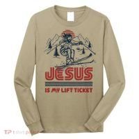 Jesus Is My Lift Ticket Long Sleeve Shirt thumb 0