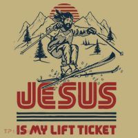 Jesus Is My Lift Ticket Long Sleeve Shirt thumb 2