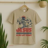 Jesus Is My Lift Ticket T-Shirt thumb 2