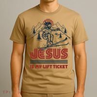 Jesus Is My Lift Ticket T-Shirt thumb 3