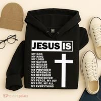 Jesus Is My All My Everything My God Lord Savior Hoodie thumb 4