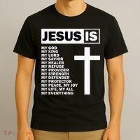 Jesus Is My All My Everything My God Lord Savior T-Shirt thumb 3