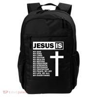 Jesus Is My All My Everything My God Lord Savior Backpack thumb 0