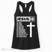 Jesus Is My All My Everything My God Lord Savior Women's Tank Top thumb 0