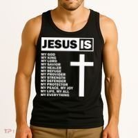 Jesus Is My All My Everything My God Lord Savior Tank Top thumb 3
