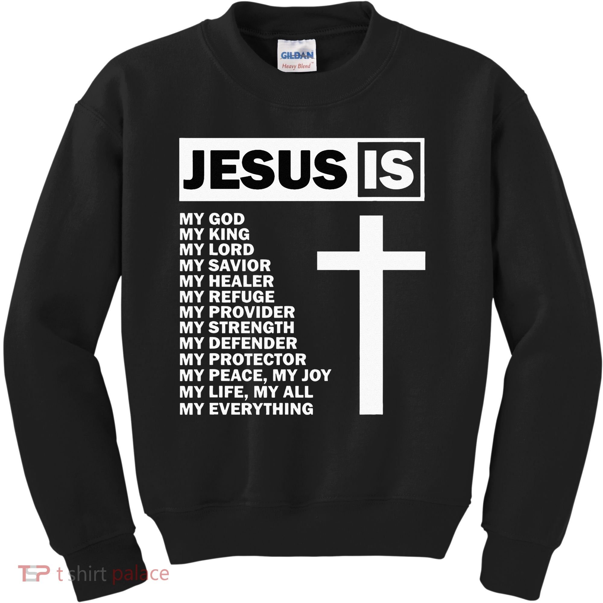 Jesus Is My All My Everything My God Lord Savior Kids Sweatshirt