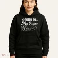 Jesus Is My Superhero Hoodie thumb 5