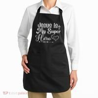 Jesus Is My Superhero Apron thumb 2