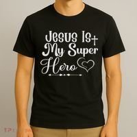 Jesus Is My Superhero T-Shirt thumb 3