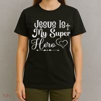 Jesus Is My Superhero T-Shirt thumb 4