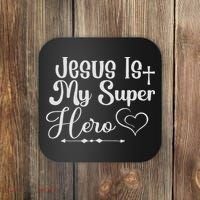 Jesus Is My Superhero Coaster thumb 0