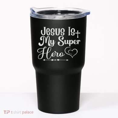 Jesus Is My Superhero Tumbler