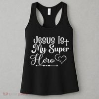 Jesus Is My Superhero Women's Tank Top thumb 3