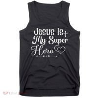 Jesus Is My Superhero Tank Top thumb 0