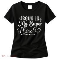 Jesus Is My Superhero Women's T-Shirt thumb 0
