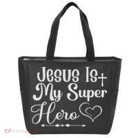 Jesus Is My Superhero Tote Bag thumb 0