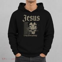 Jesus Is My God King Lord Savior Protector Lion Christian Hoodie thumb 0