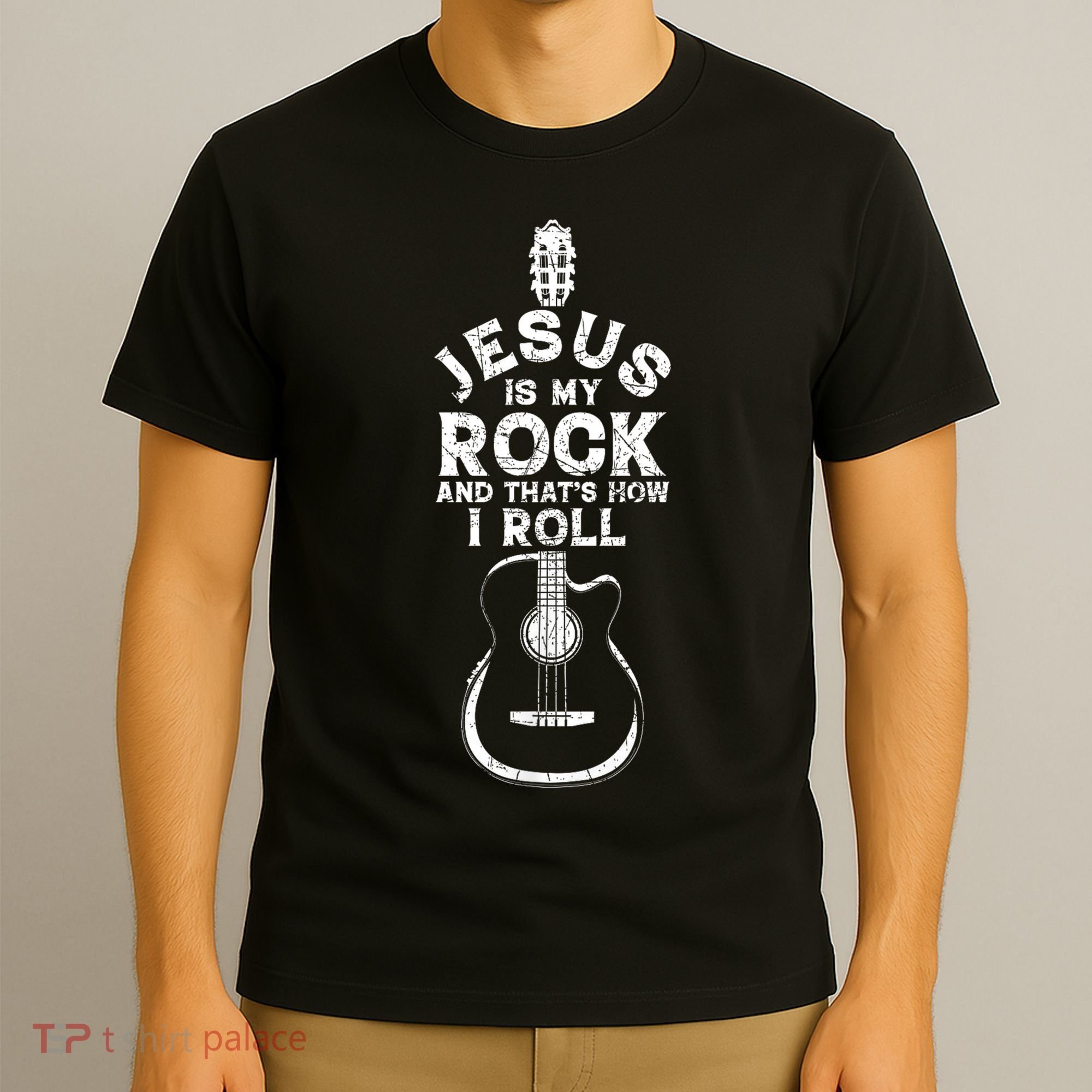 Jesus Is My Rock And That Is How I Roll Christian T-Shirt