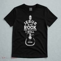Jesus Is My Rock And That Is How I Roll Christian T-Shirt thumb 5