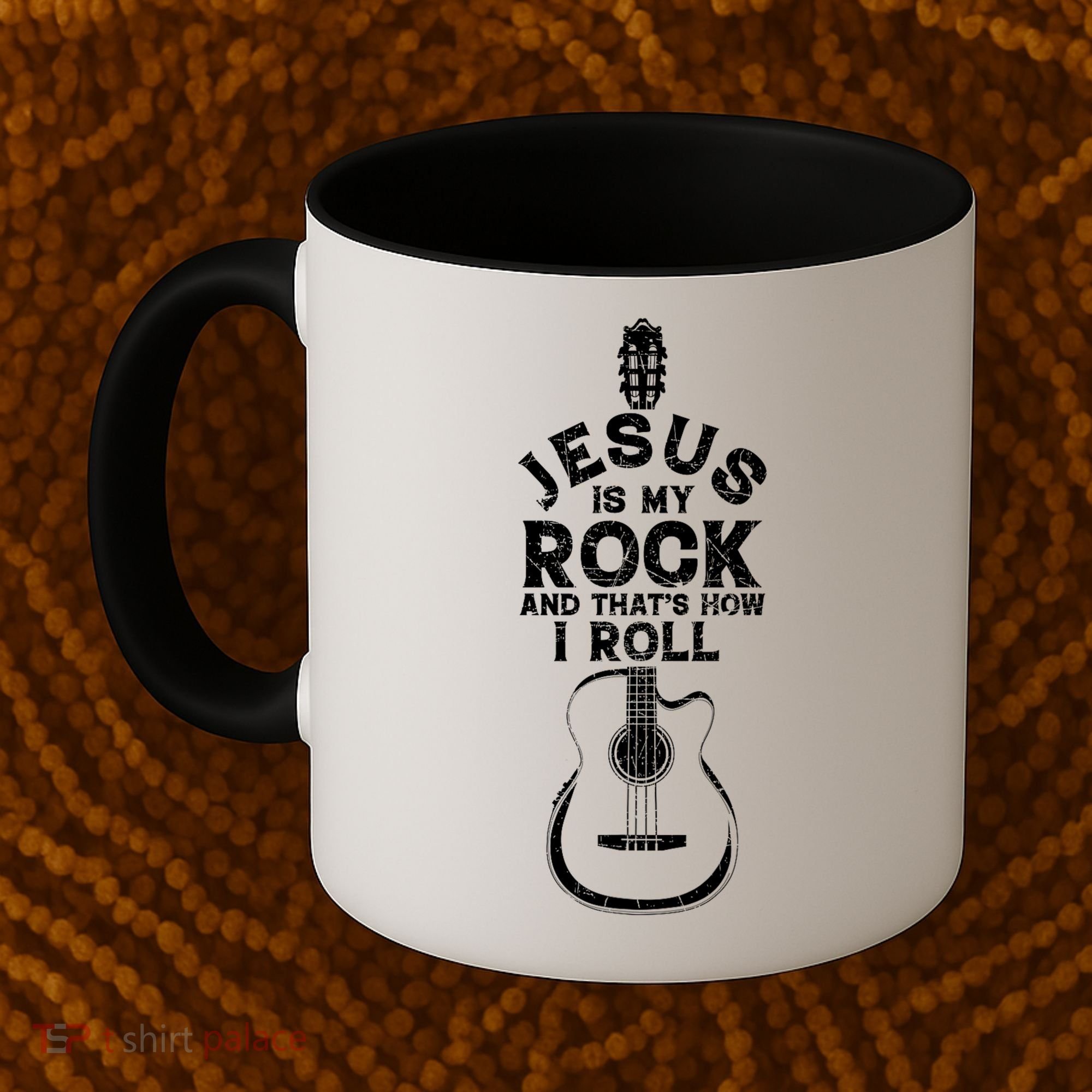 Jesus Is My Rock And That Is How I Roll Christian Coffee Mug