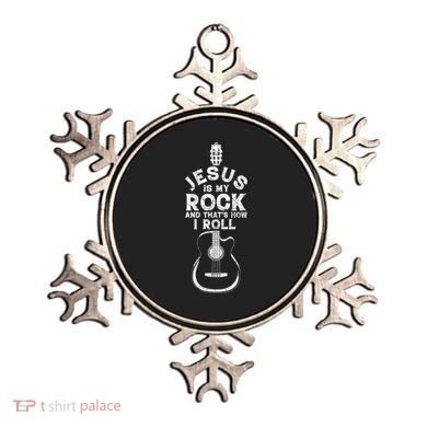 Jesus Is My Rock And That Is How I Roll Christian Ornament