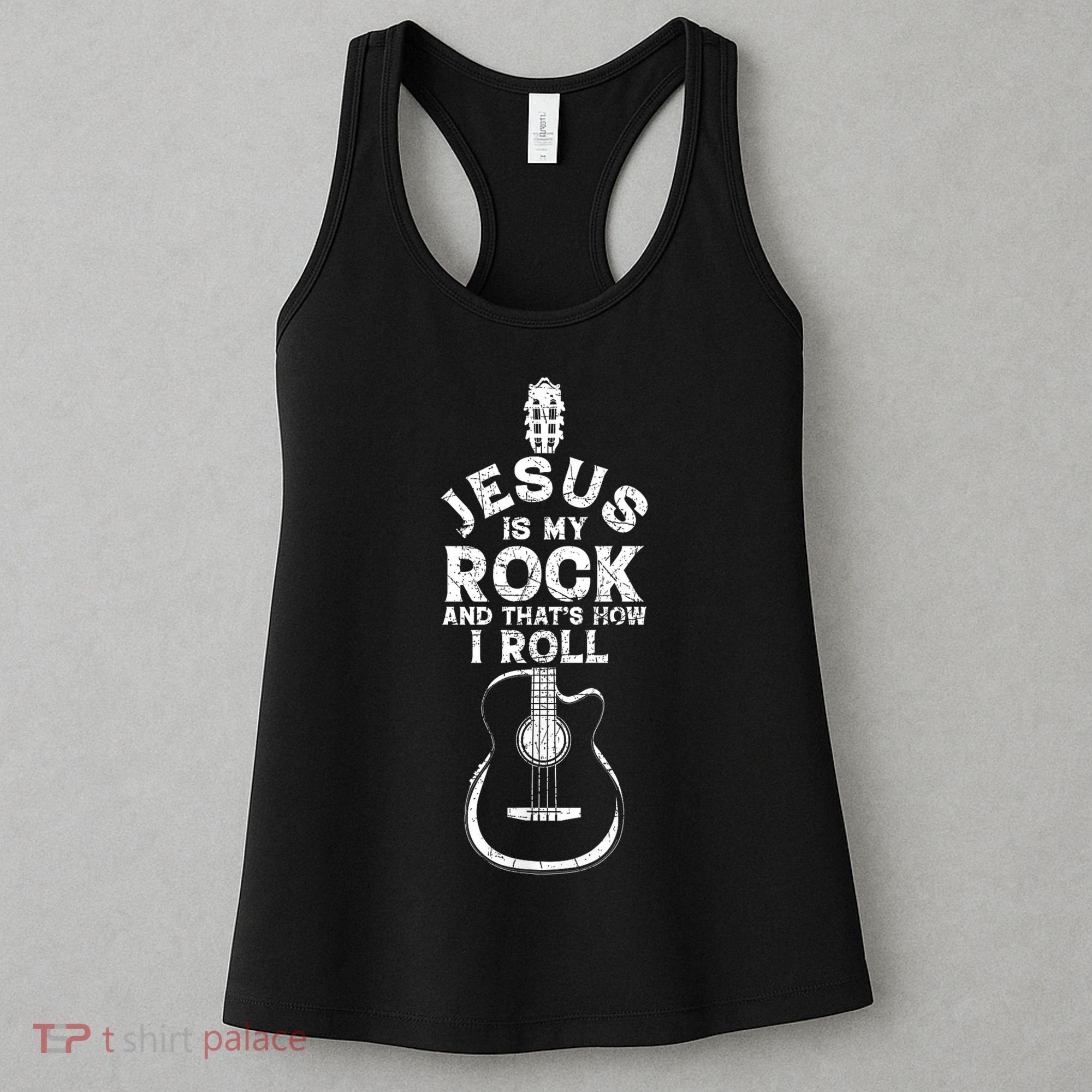 Jesus Is My Rock And That Is How I Roll Christian Women's Tank Top