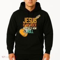 Jesus Is My Rock And That Is How I Roll Christian Hoodie thumb 2