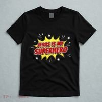 Jesus Is My Superhero – & Adult Christian Faith Comic T-Shirt thumb 5