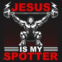 Jesus Is My Spotter Funny Christian Weightlifting Gym Toddler Hoodie thumb 2