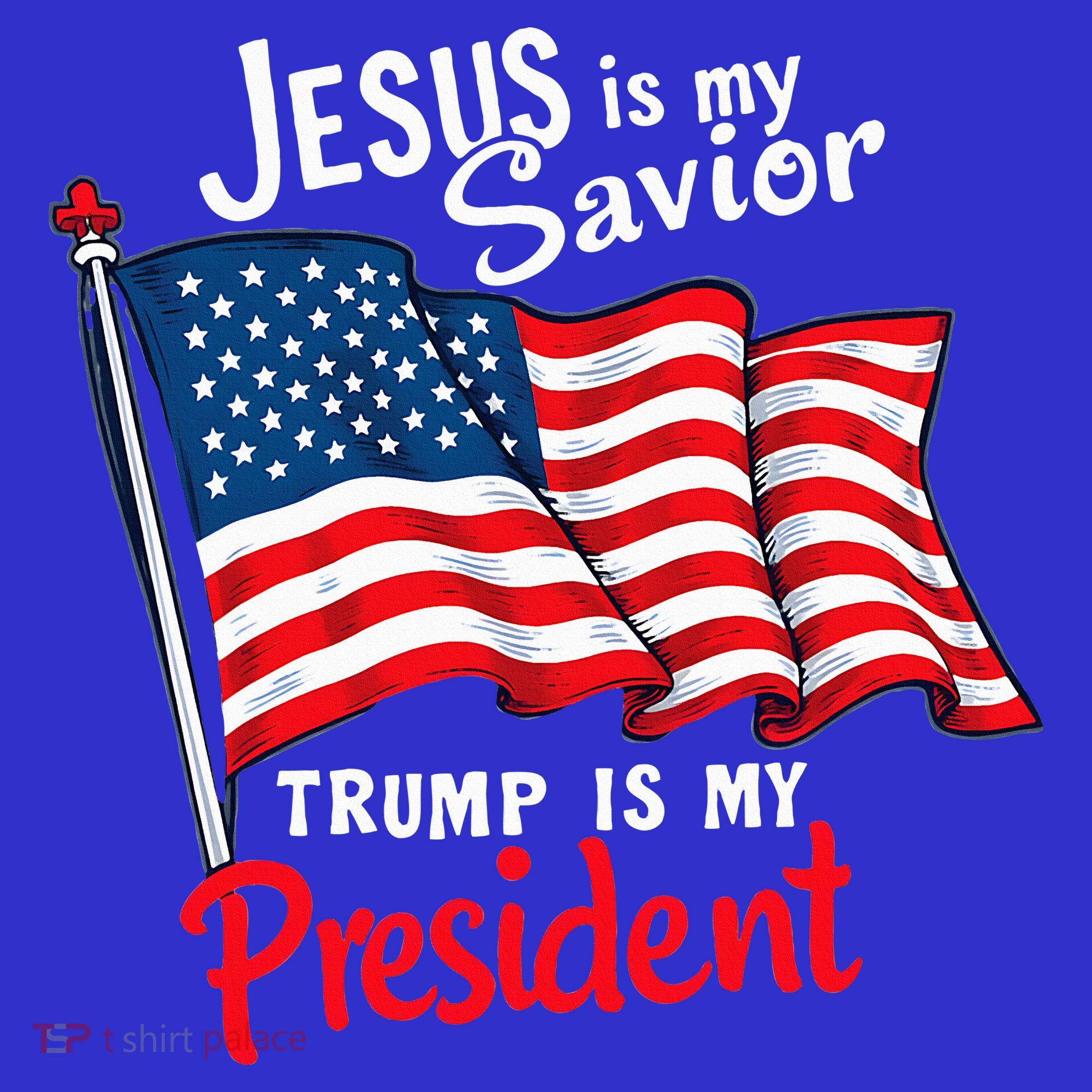 Jesus Is My Savior Trump Is My President Coaster