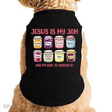 Jesus Is My Jam And I'm Here To Spread Doggie Tank