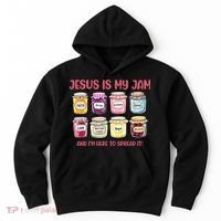 Jesus Is My Jam And I'm Here To Spread Hoodie thumb 0