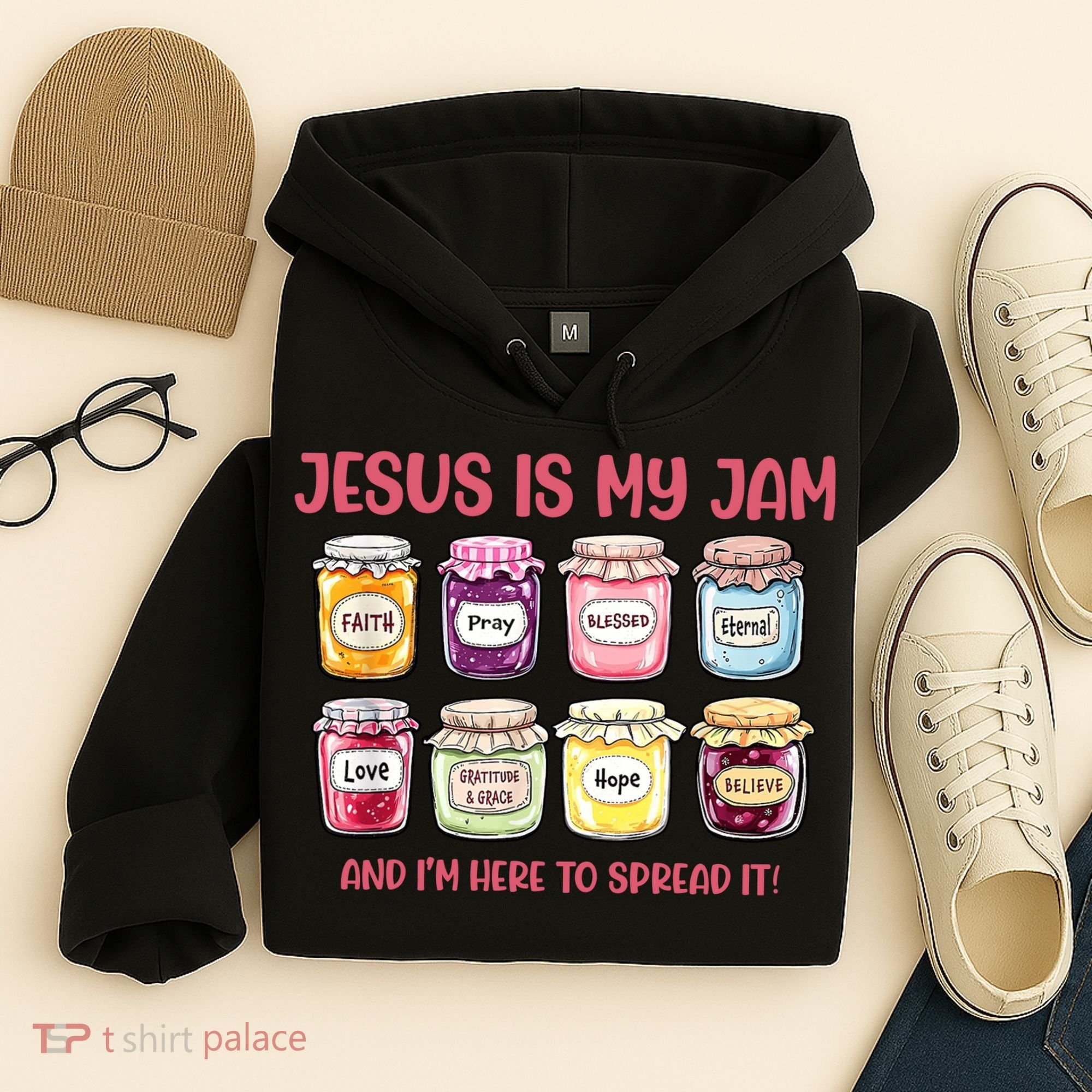 Jesus Is My Jam And I'm Here To Spread Hoodie