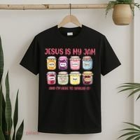 Jesus Is My Jam And I'm Here To Spread T-Shirt thumb 2