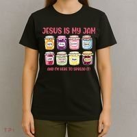 Jesus Is My Jam And I'm Here To Spread T-Shirt thumb 4