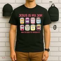 Jesus Is My Jam And I'm Here To Spread T-Shirt thumb 6