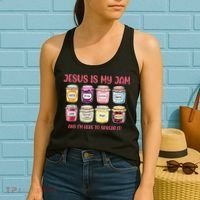 Jesus Is My Jam And I'm Here To Spread Women's Tank Top thumb 2