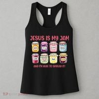 Jesus Is My Jam And I'm Here To Spread Women's Tank Top thumb 3