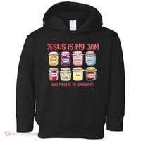 Jesus Is My Jam And I'm Here To Spread Toddler Hoodie thumb 0
