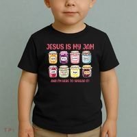 Jesus Is My Jam And I'm Here To Spread Toddler T-Shirt thumb 2