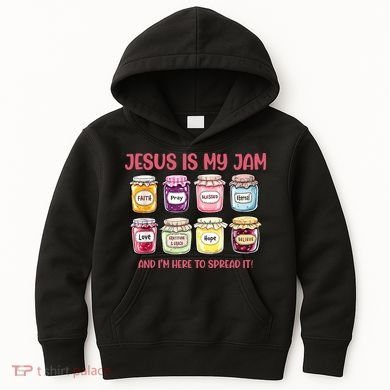 Jesus Is My Jam And I'm Here To Spread Kids Hoodie