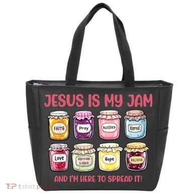 Jesus Is My Jam And I'm Here To Spread Tote Bag