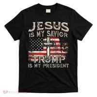 Jesus Is My Savior Trump Is My President T-Shirt thumb 0