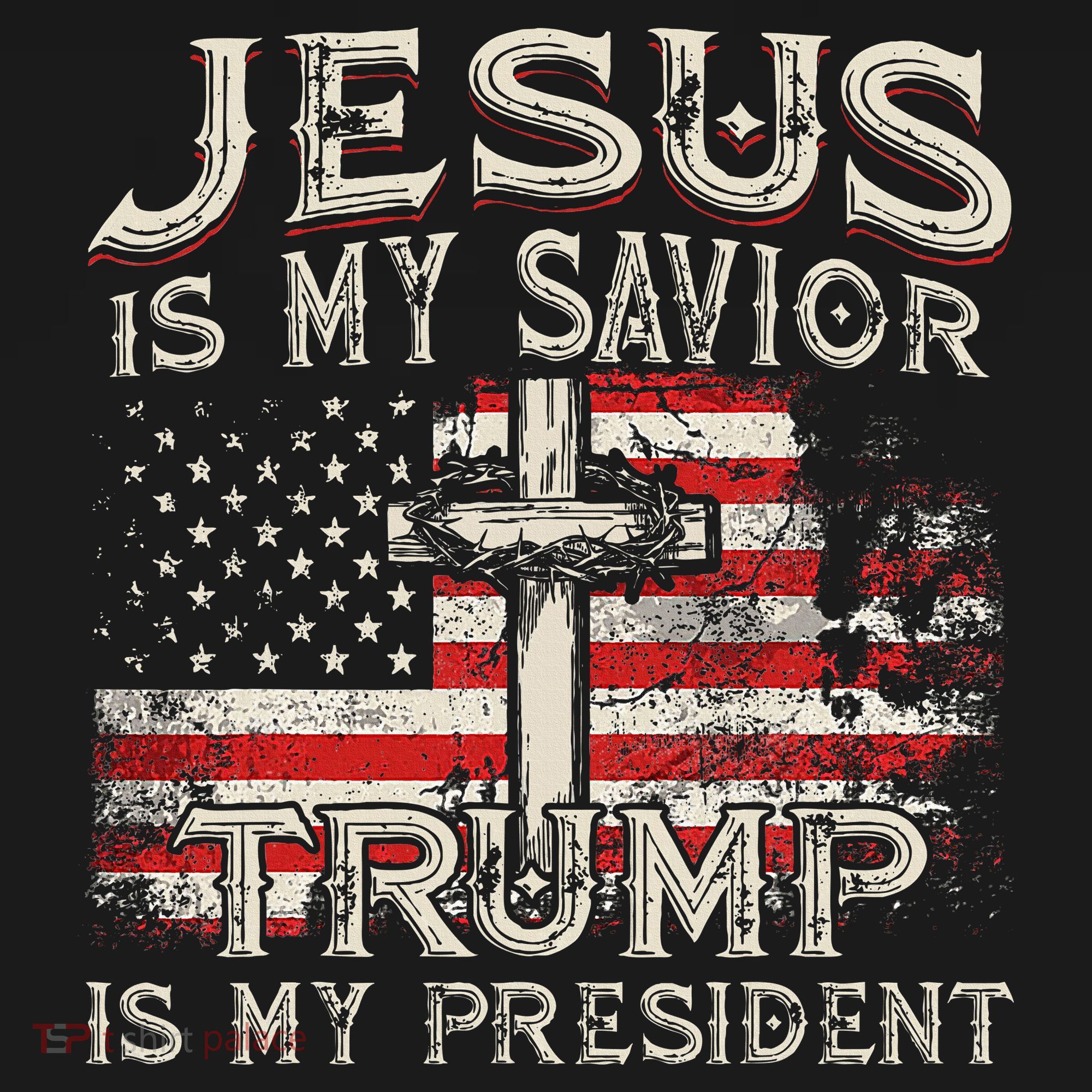 Jesus Is My Savior Trump Is My President Women's Tank Top